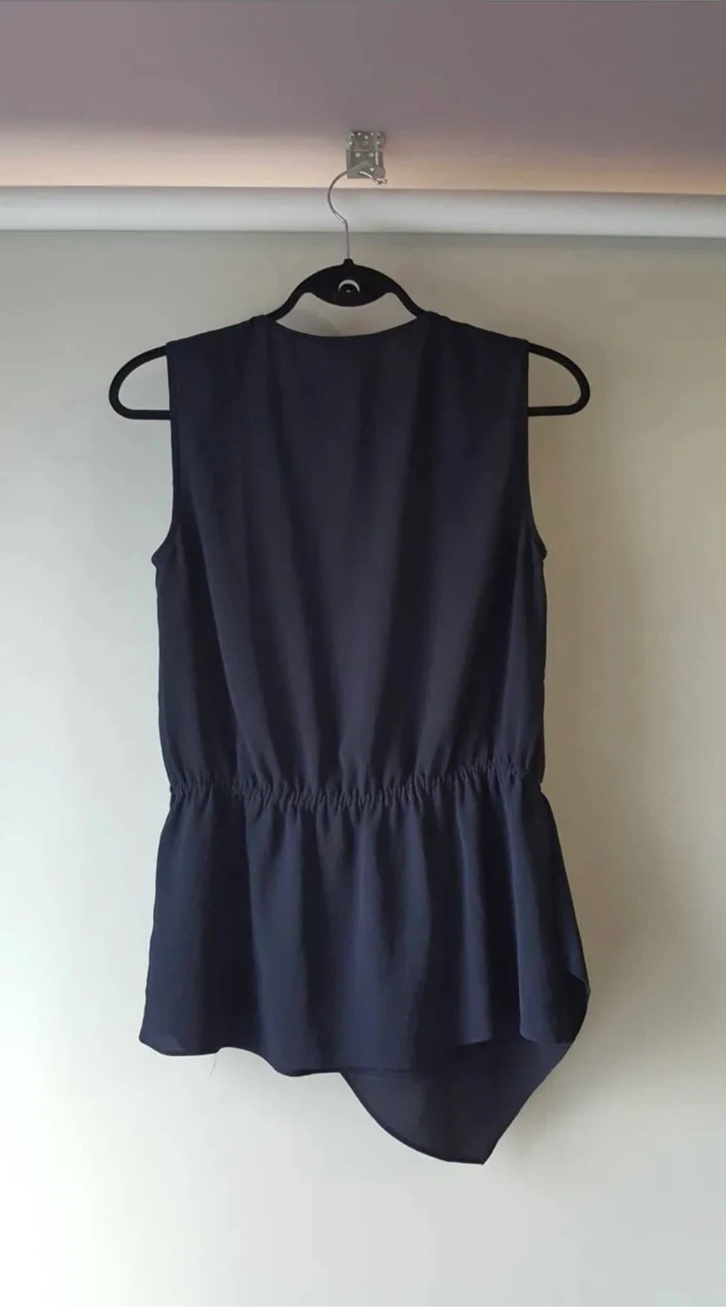 Navy Blue Sleeveless Top - photo 2