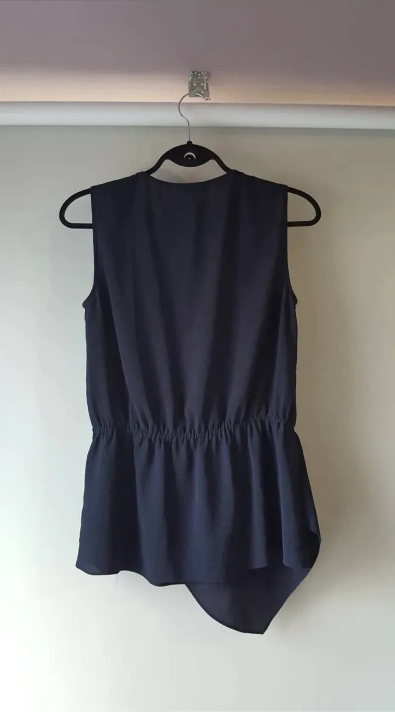 Navy Blue Sleeveless Top image indicator(2)