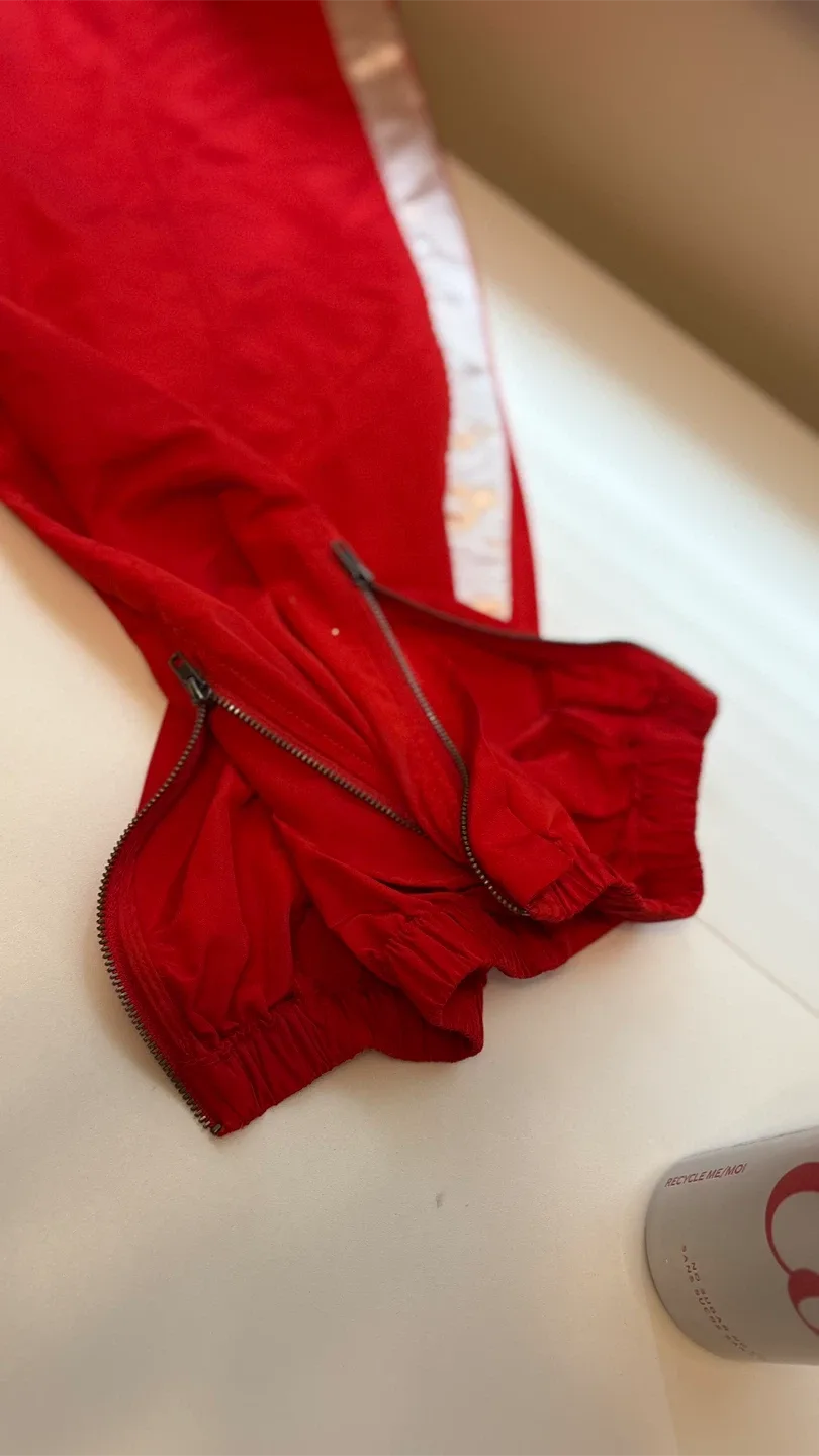 Future Collective Red Track Pants - Size S-XS image indicator(5)