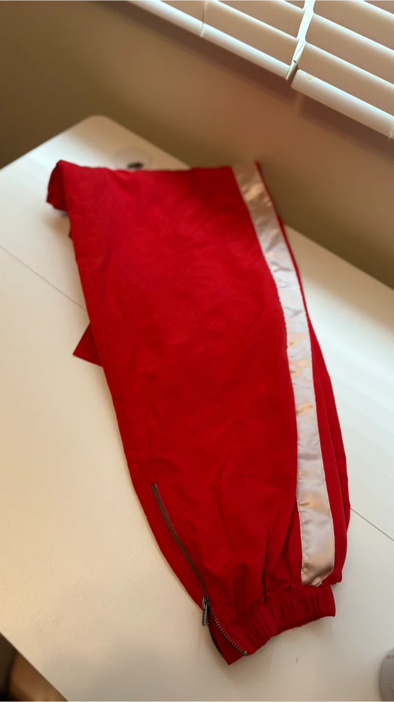 Future Collective Red Track Pants - Size S-XS image indicator(4)