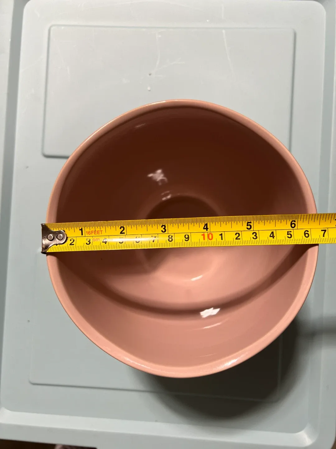Pink Ceramic Vase - 6 inch diameter thumbnail