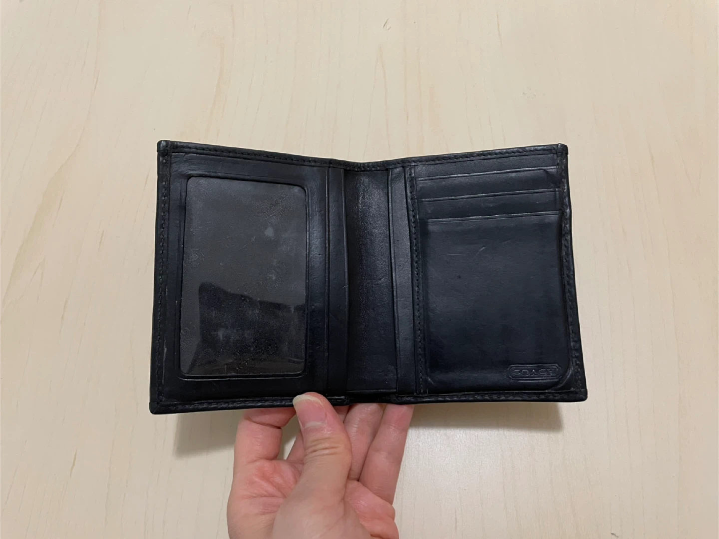 Coach Black Wallet