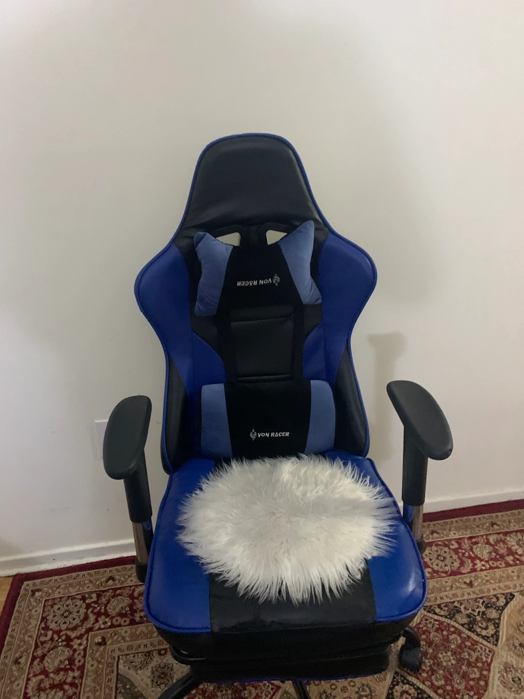 Von Racer Gaming Chair - Blue & Black - photo 2