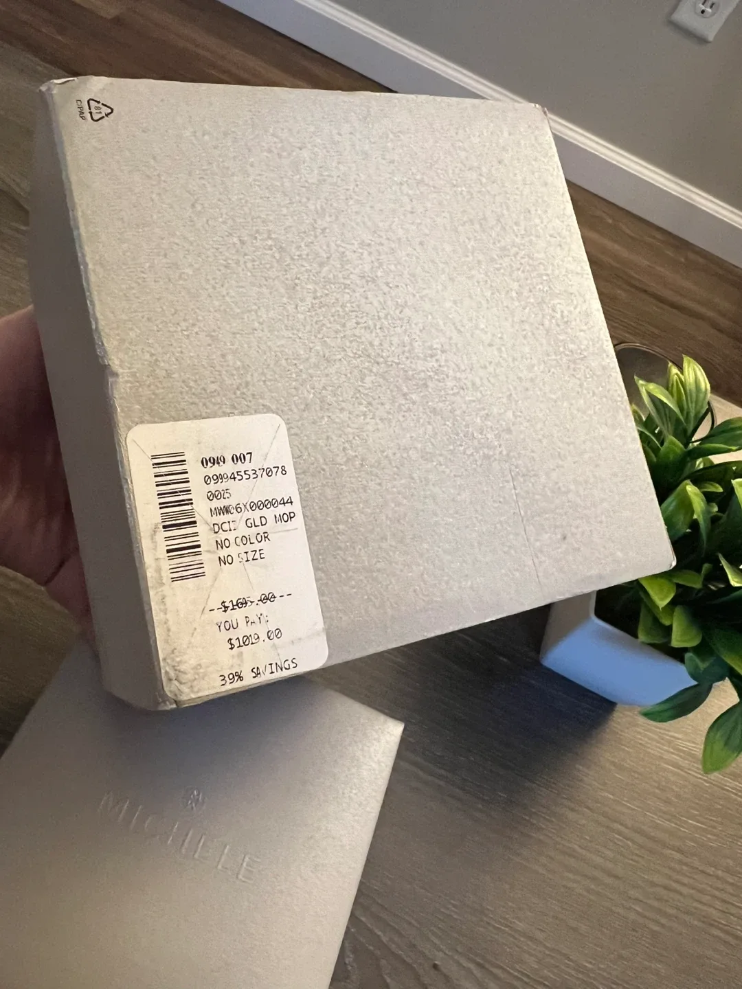 Michele Deco Gold Watch with Box image indicator(9)