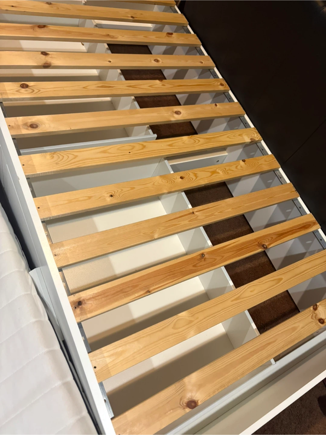 Single/Twin Bed frame with a mattress need gone asap - photo 2