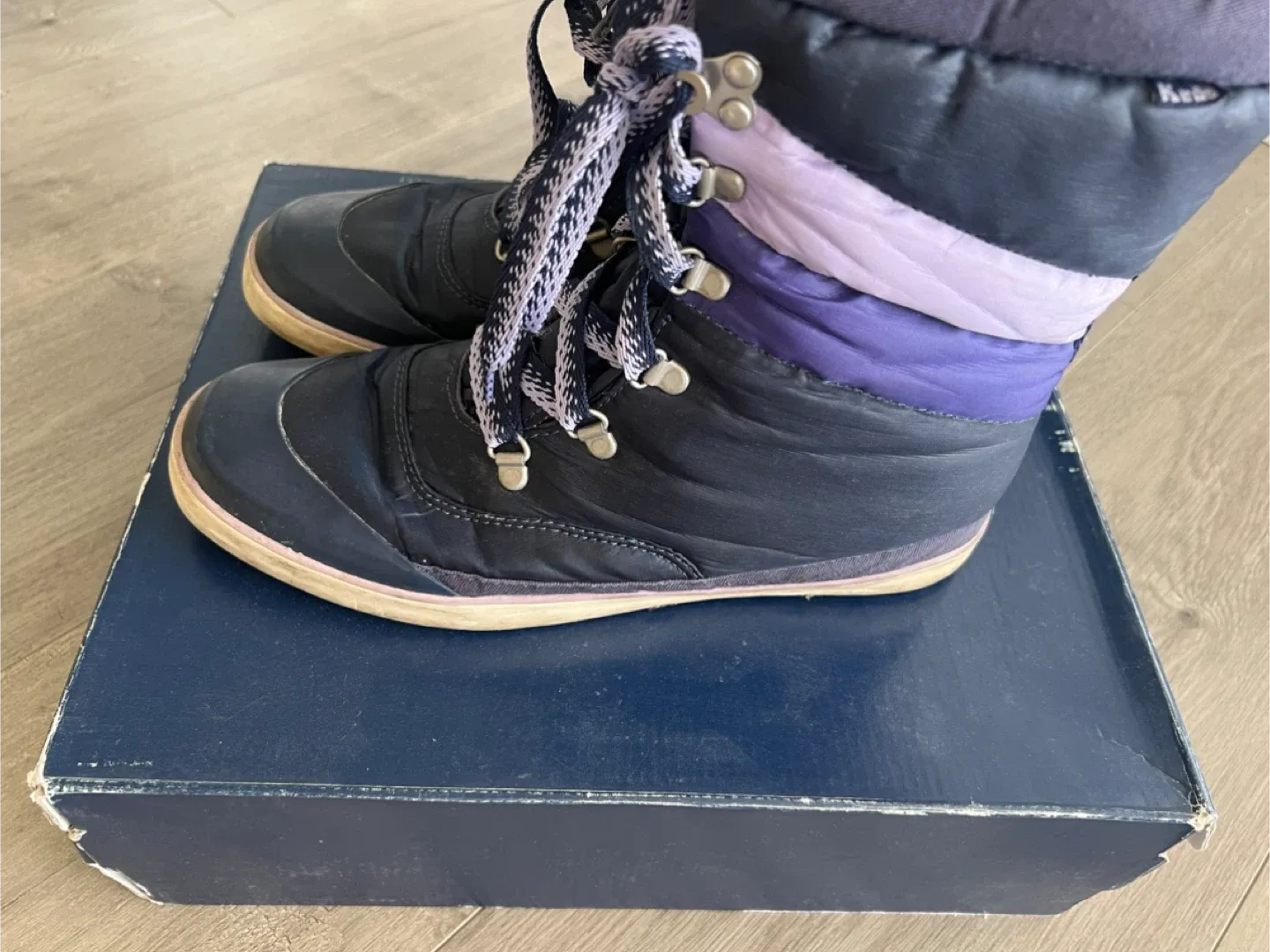 Keds Cream Puff Navy Boot - Women's 8 M image indicator(5)