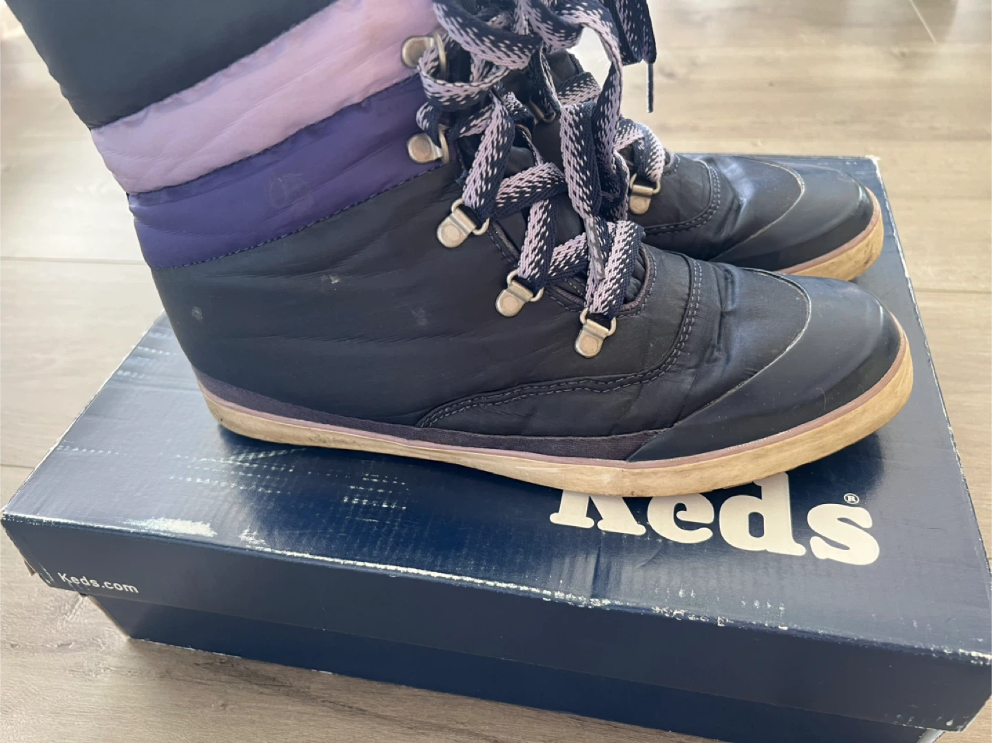 Keds Cream Puff Navy Boot - Women's 8 M - photo 4
