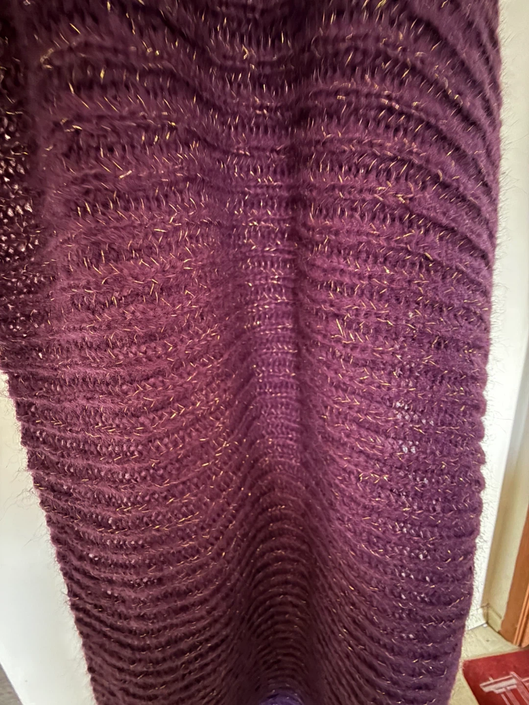 Purple women Scarf new - photo 3