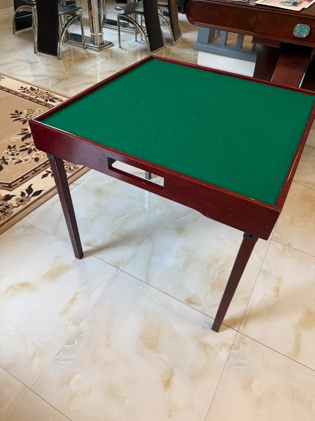 Mahjong Table with Green Felt Top image indicator(2)