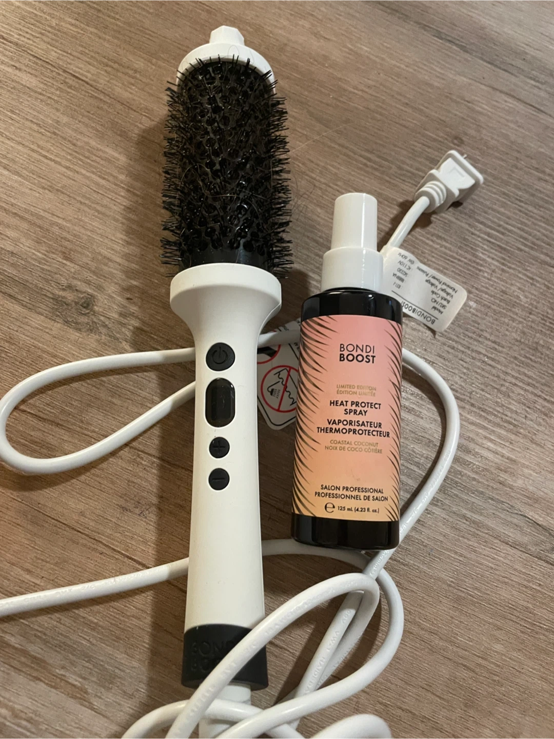 Bondi Boost Heat Protect Spray & Hot Brush