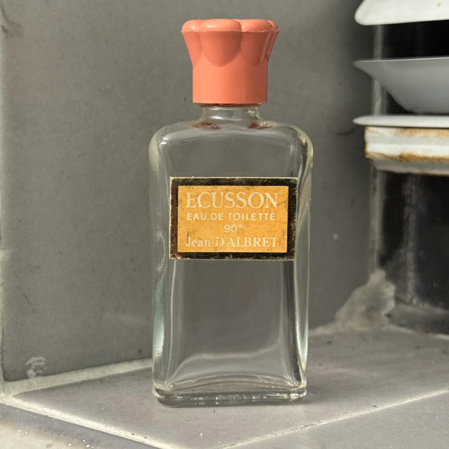 Empty Vintage Ecusson Eau de Toilette Jean D'ALBRET