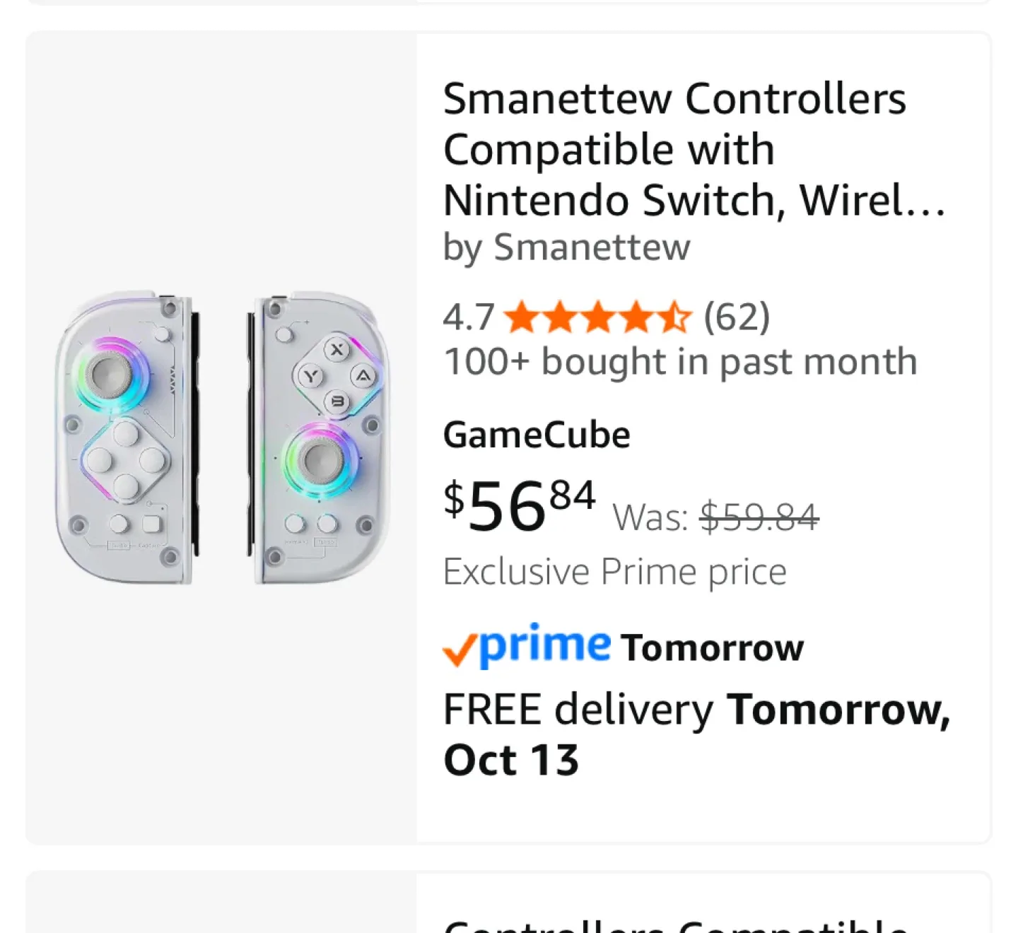 Smanettew Nintendo Switch Wireless Controllers thumbnail