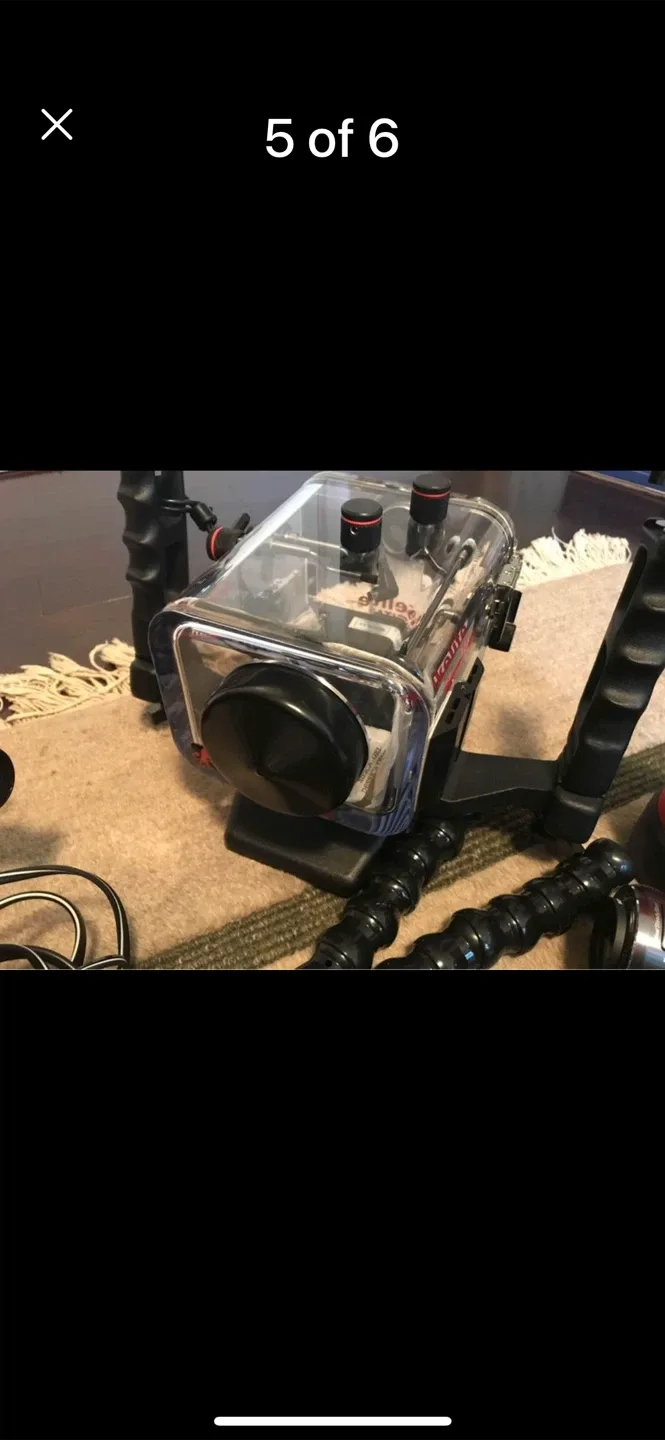 Ikelite housing with video lights image indicator(3)