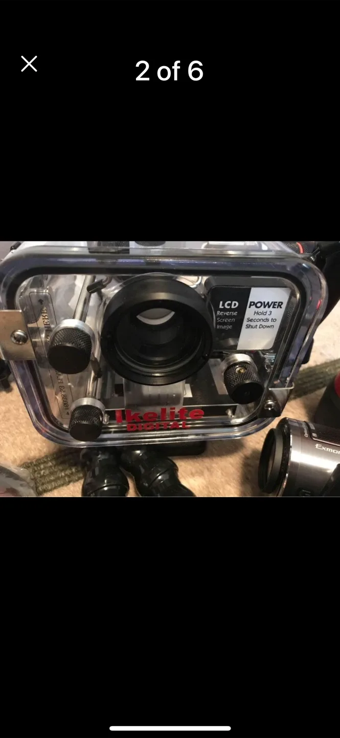 Ikelite housing with video lights image indicator(2)