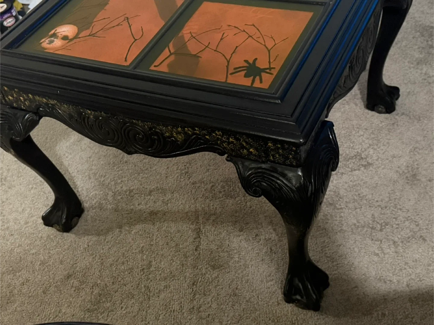 Handcrafted Halloween Themed Coffee Table image indicator(4)