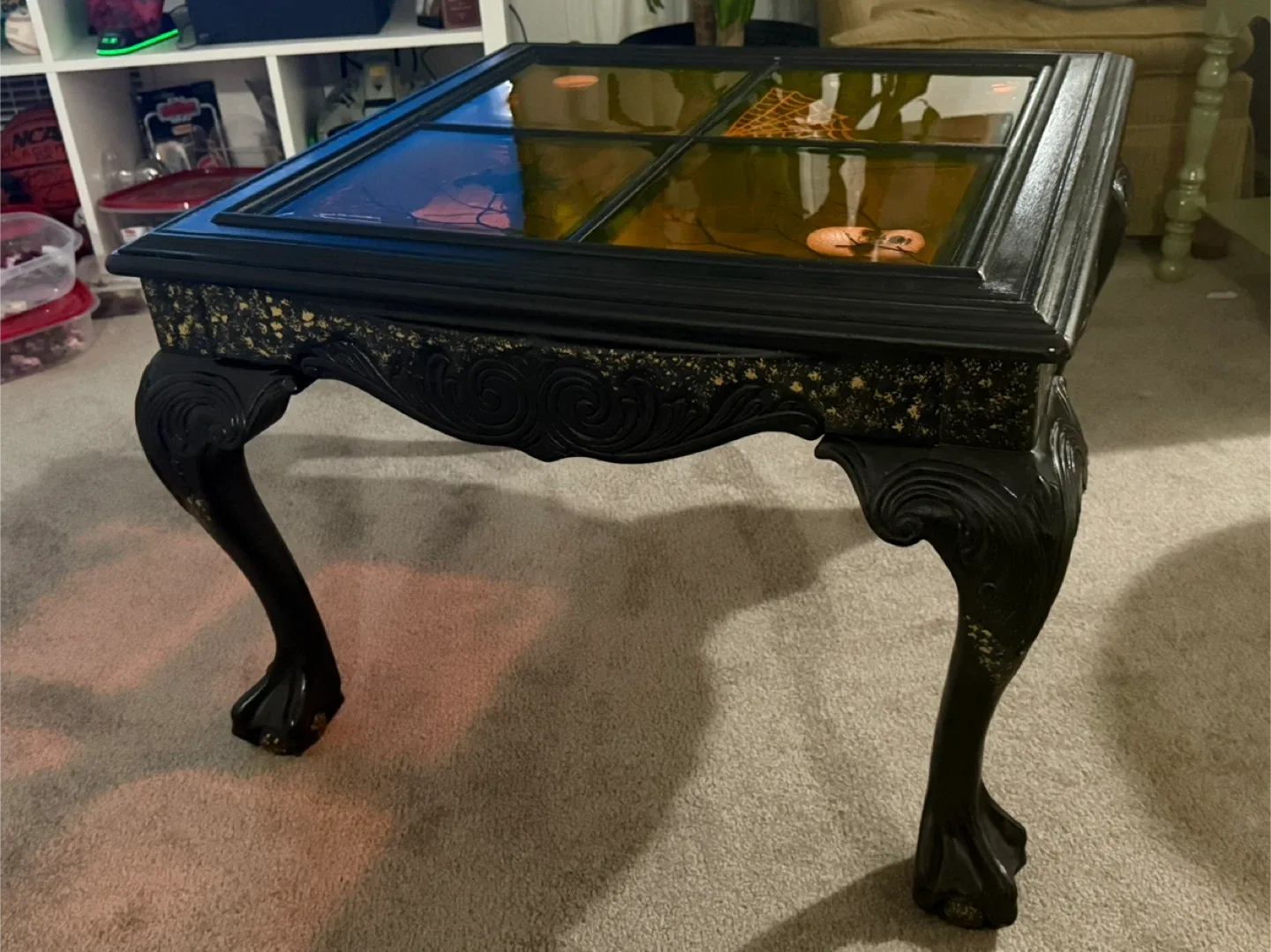 Handcrafted Halloween Themed Coffee Table image indicator(7)