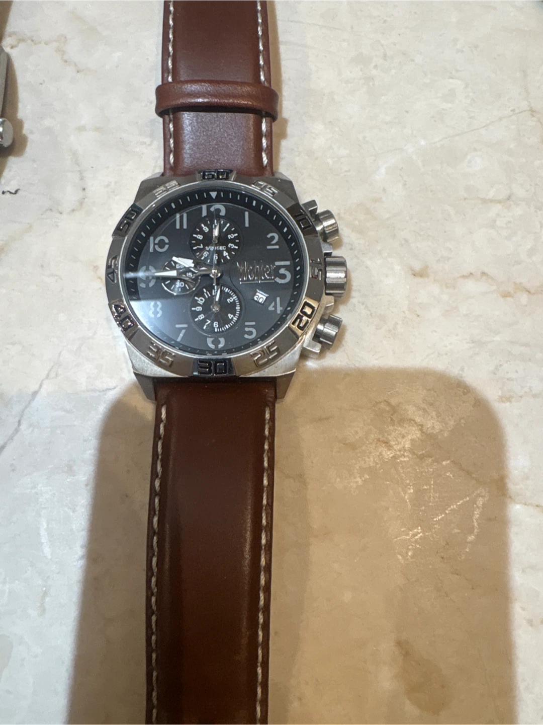 Wohler 1159M Brown Leather Watch