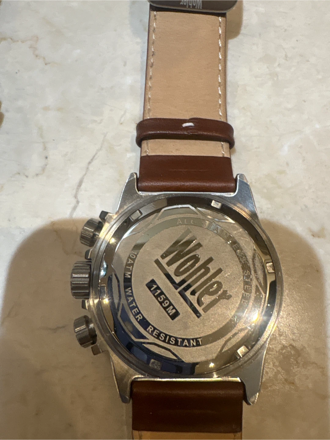 Wohler 1159M Brown Leather Watch - photo 2