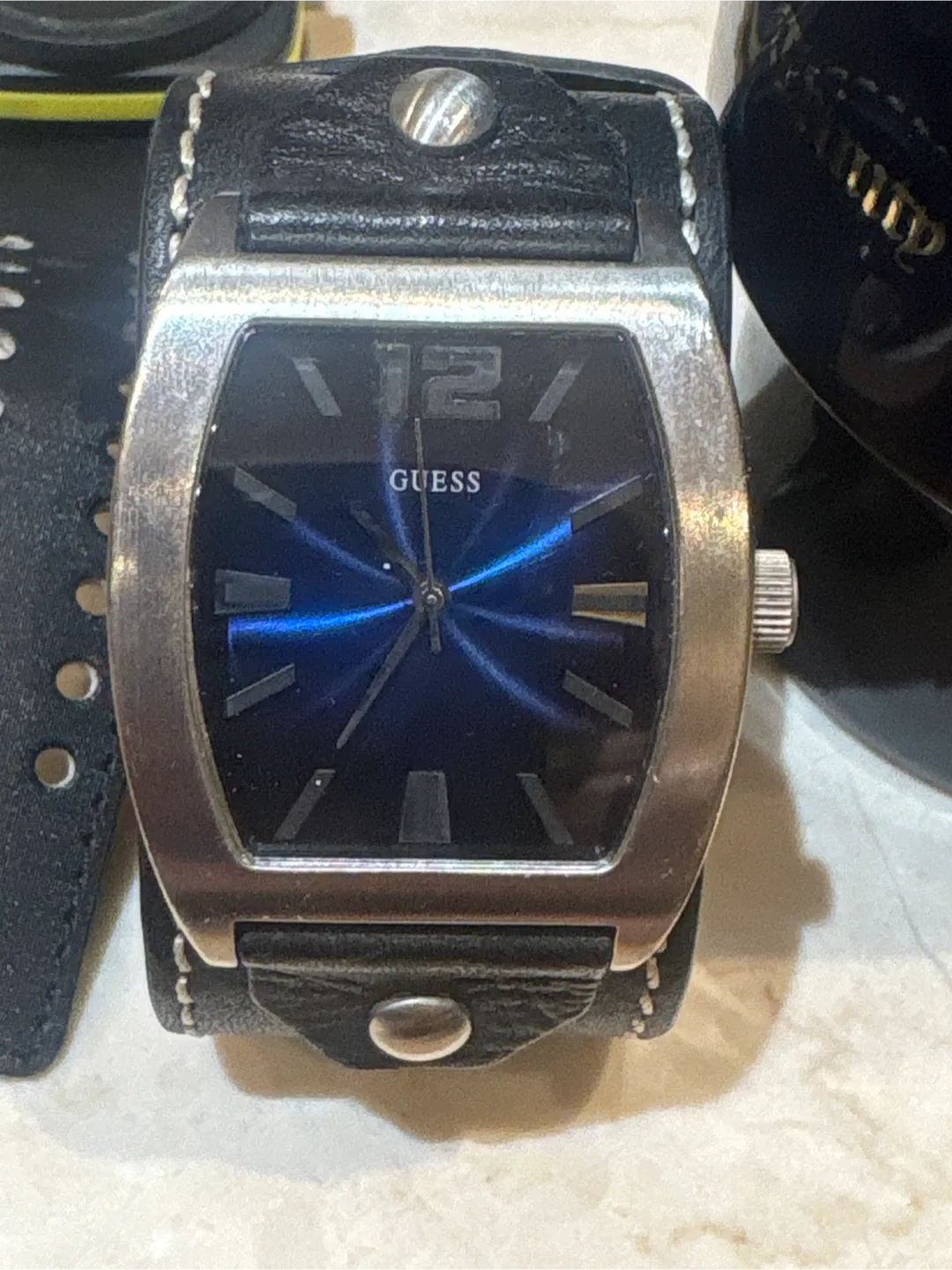 Guess Watch with Leather Band thumbnail