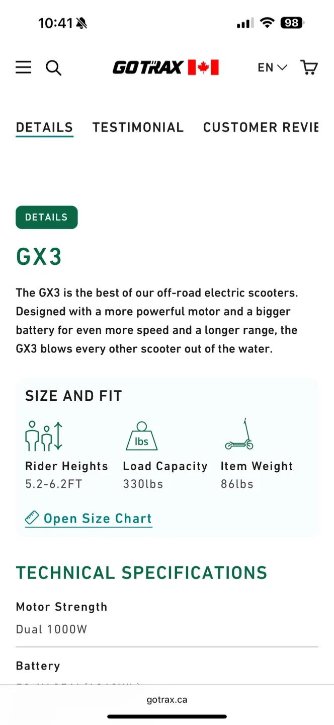 Gotrax Electric Scooter image indicator(6)