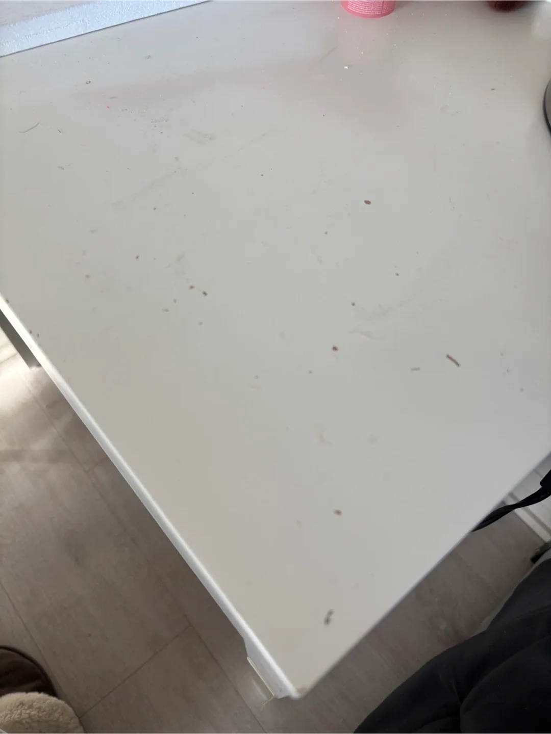 IKEA Malm White Vanity Desk with Drawer image indicator(2)