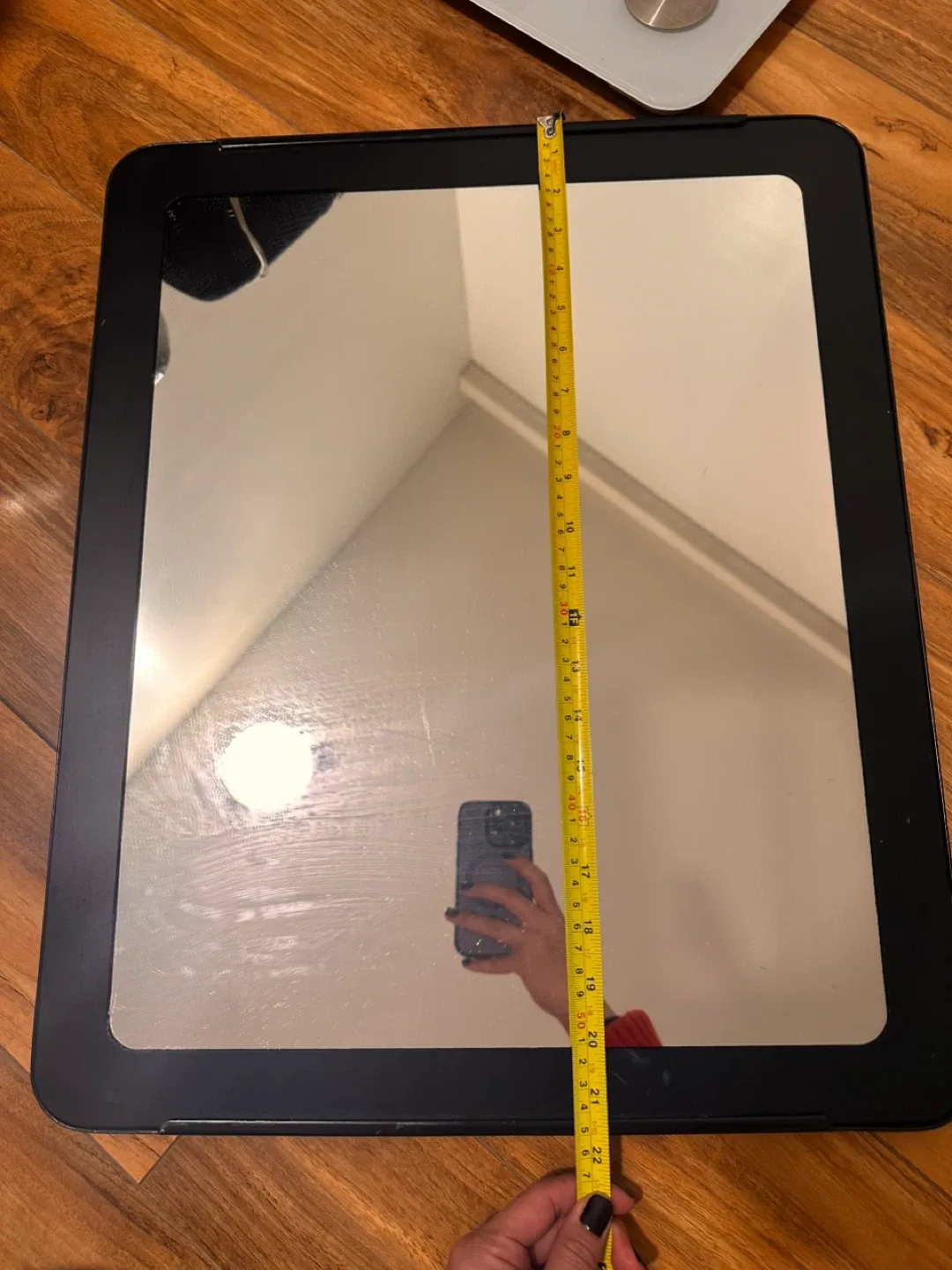 Ikea Hovet Mirror - Black, 17x30" image indicator(3)