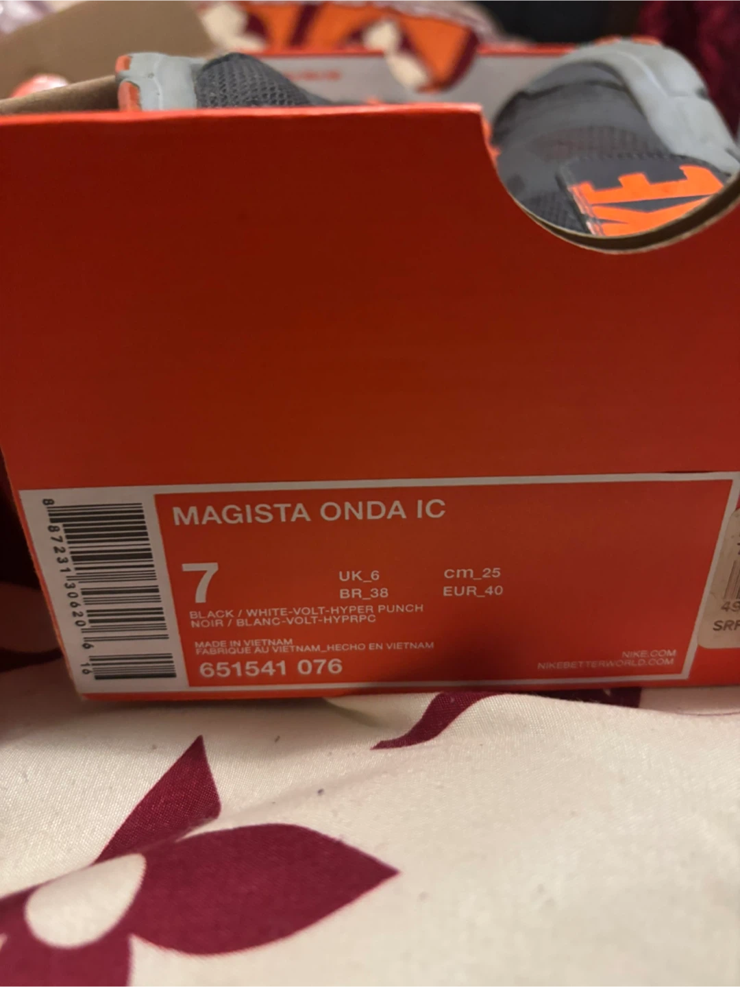 Nike Magista Onda IC Training Shoes - US Size 7 - photo 5
