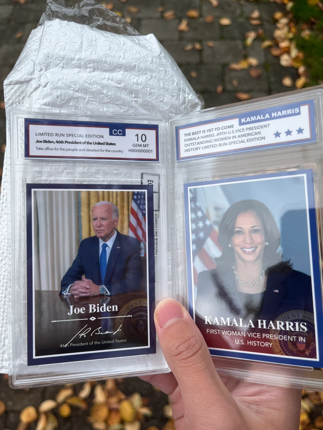 Joe Biden & Kamala Harris Limited Edition Cards