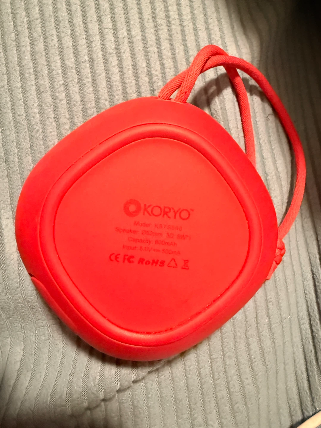 Portable Speaker Koryo KBT8500 Red - photo 2