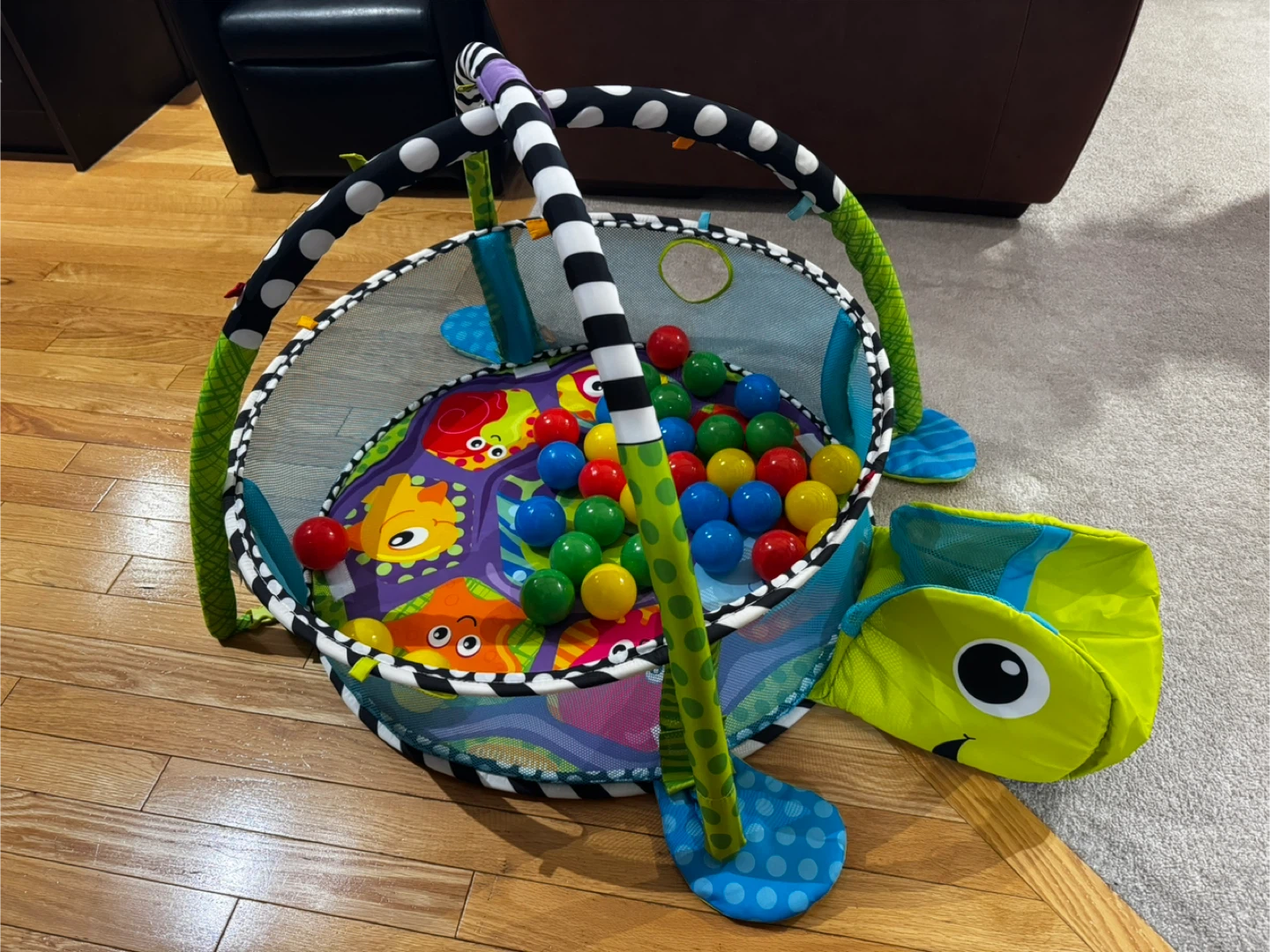 Infantino Turtle Ball Pit and Activity Gym