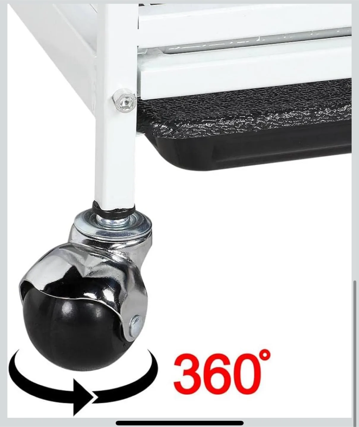 White Metal Small Animal Cage with Accessories image indicator(10)