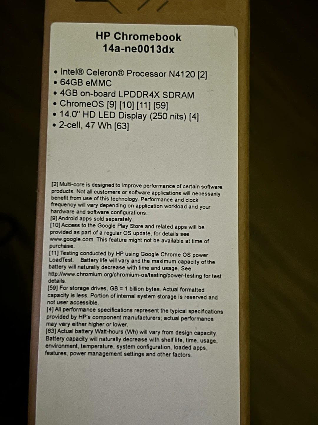 HP Chromebook BRAND NEW NOT OPENED!