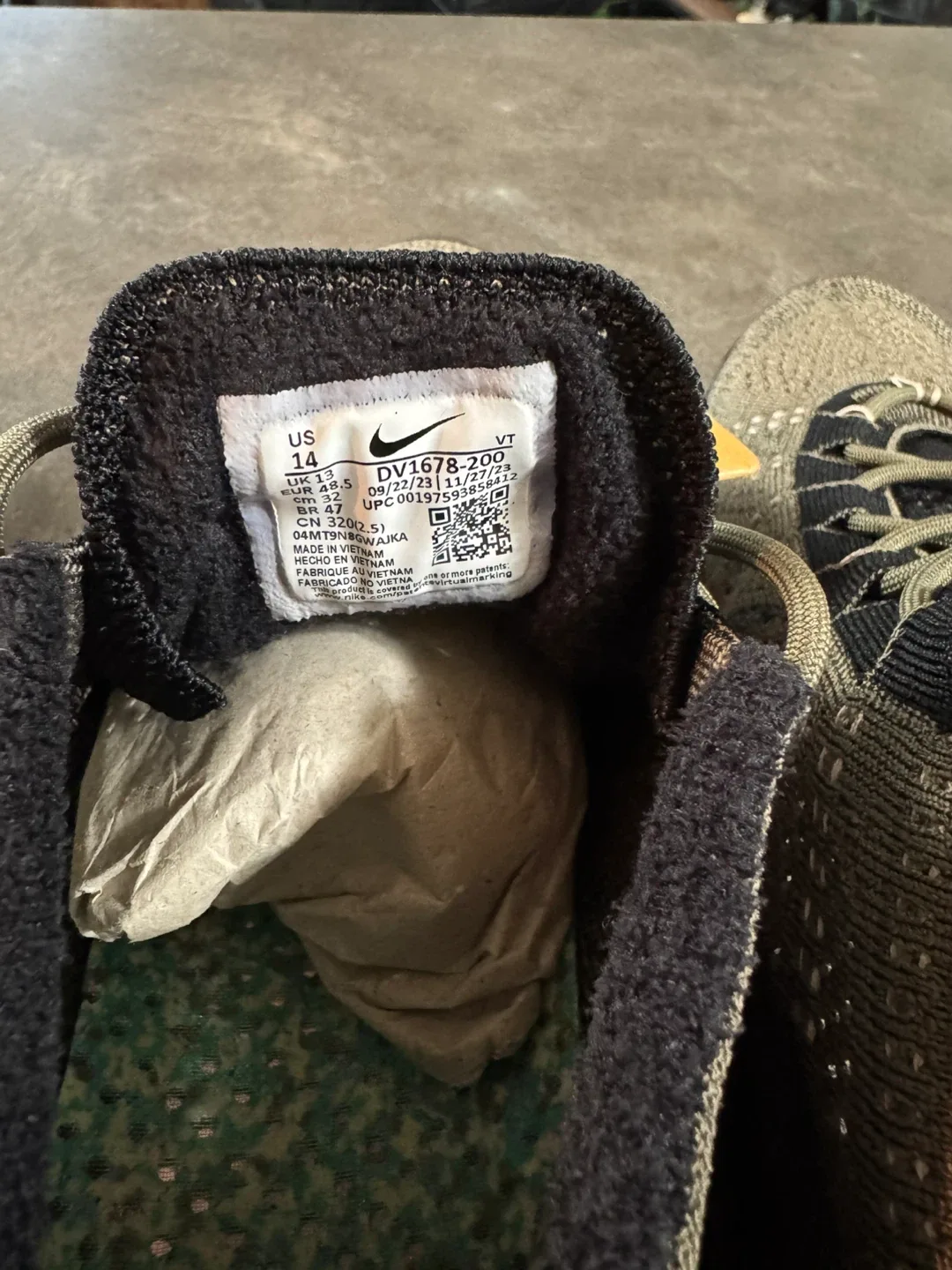 Nike Air Vapormax 2023 Flyknit Size 14 image indicator(4)