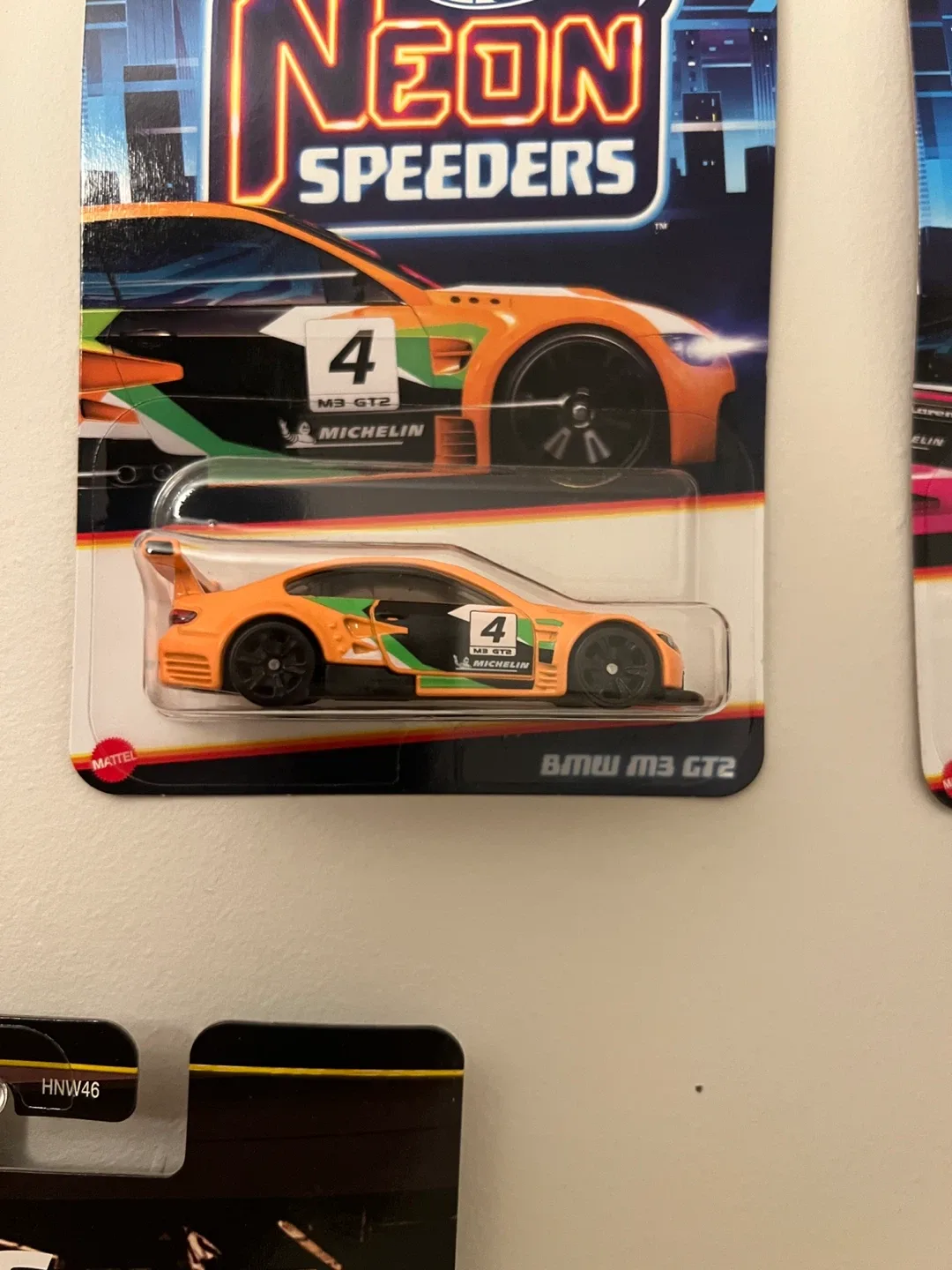 Mattel Hot Wheels Neon Speeders BMW M3 GT2 thumbnail