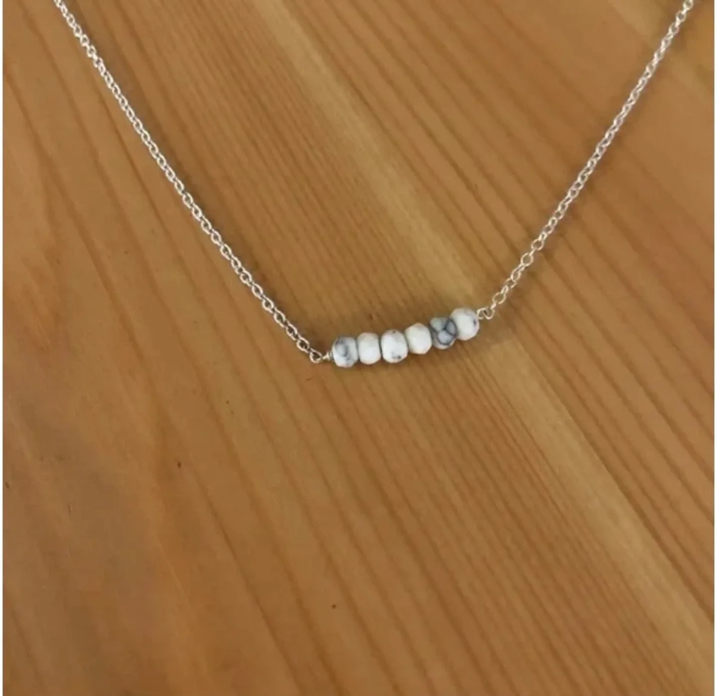 Howlite Silver Overlay Necklace image indicator(2)