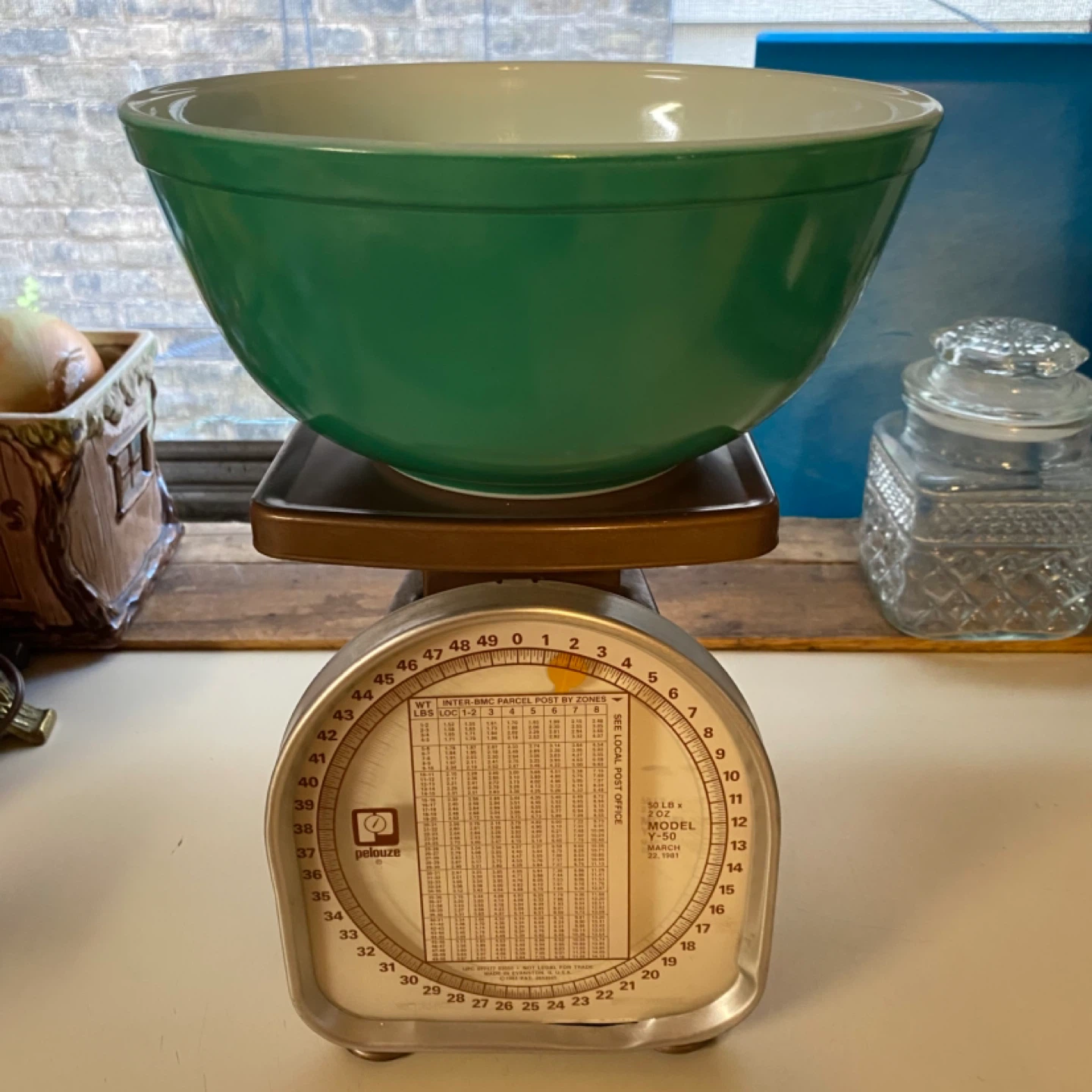 Vintage Pyrex Primary Green Mixing Bowl #403 - photo 2