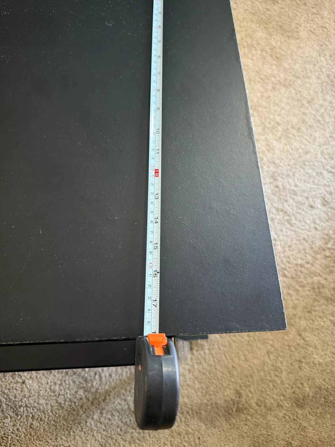 Black Coffee Table with Shelf image indicator(5)