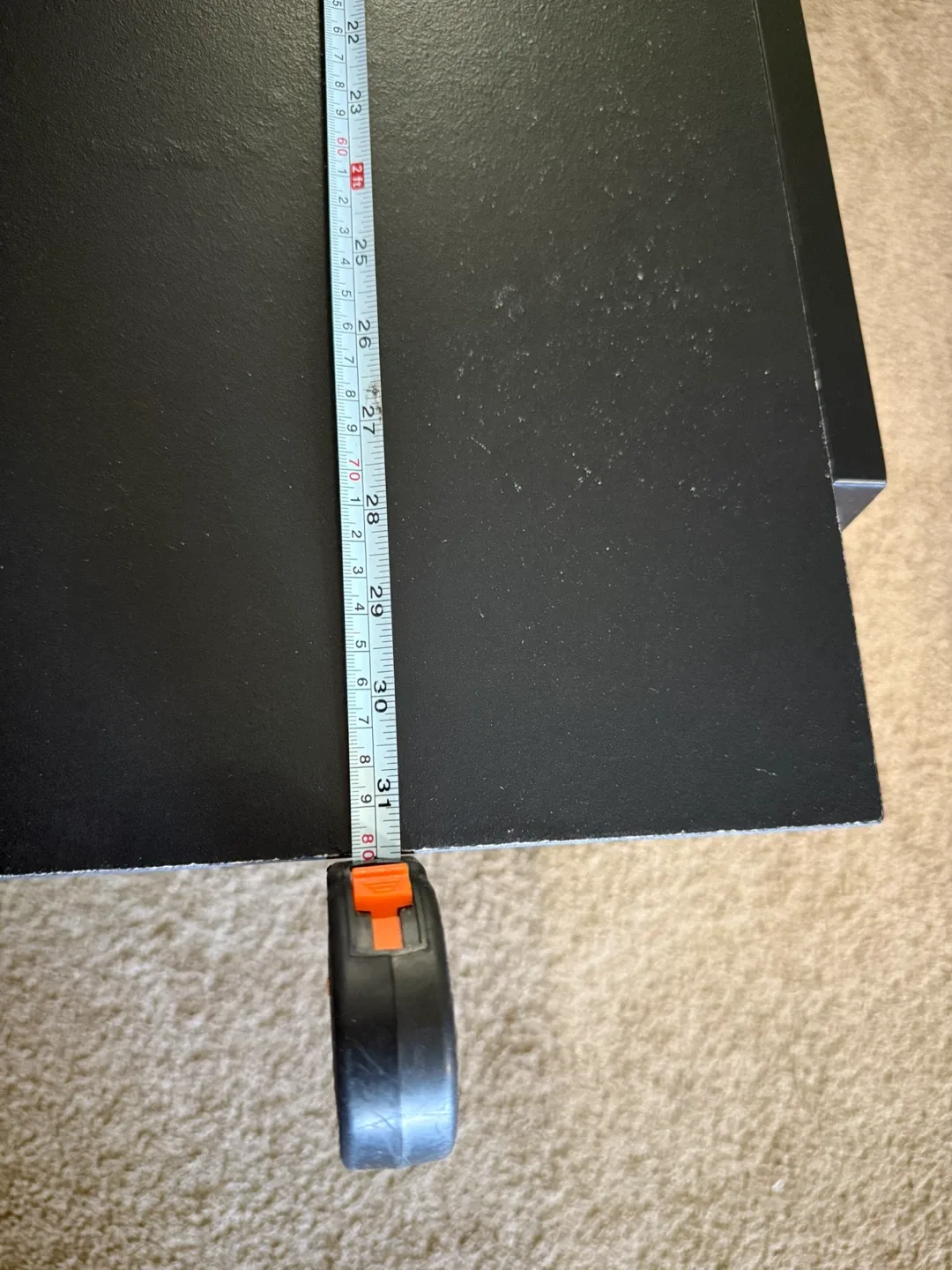 Black Coffee Table with Shelf image indicator(4)