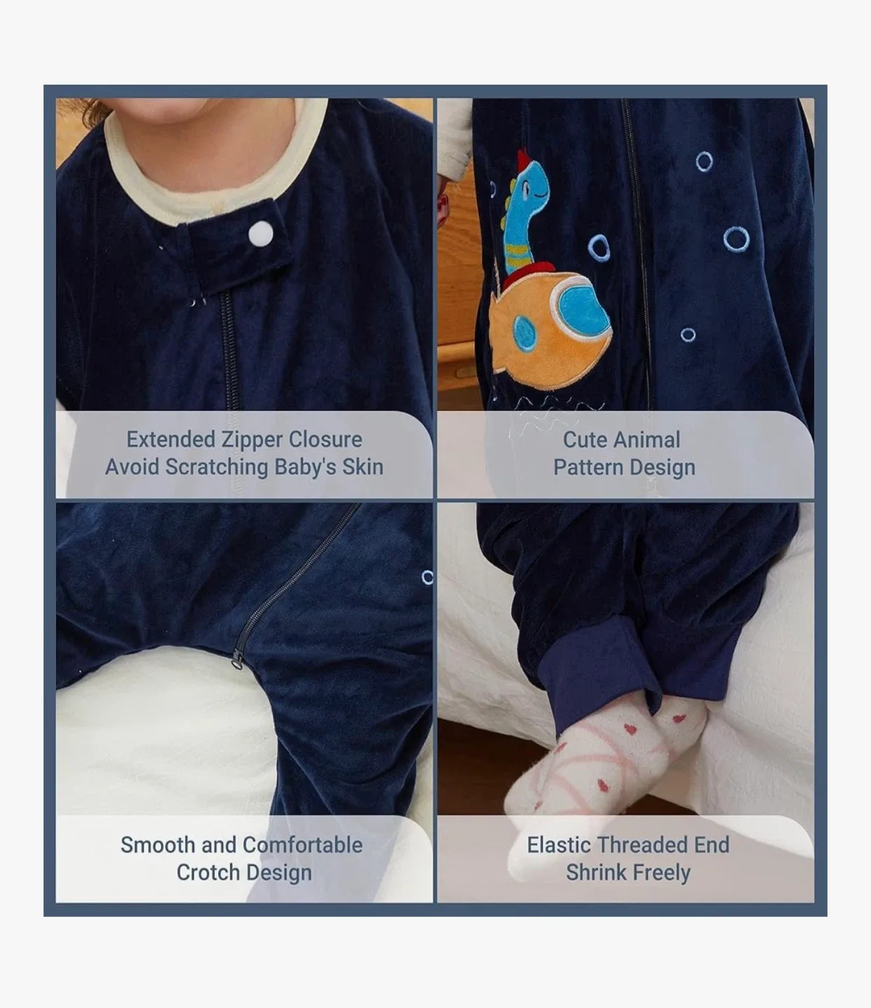 MICHEY Kids Sleep Sack, Size S (1-3T) image indicator(4)