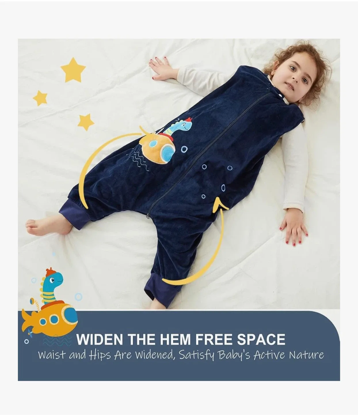 MICHEY Kids Sleep Sack, Size S (1-3T) image indicator(5)