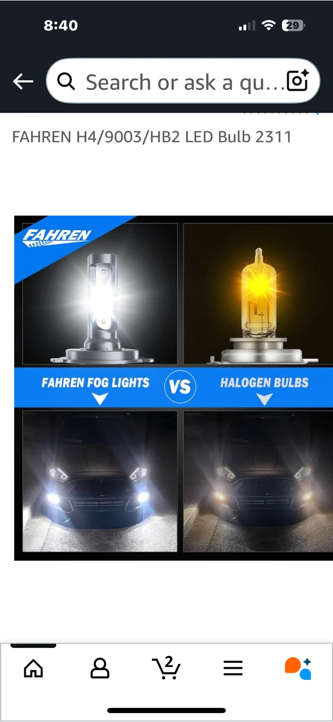 FAHREN H4/9003/HB2 LED Bulb 2311 - photo 2