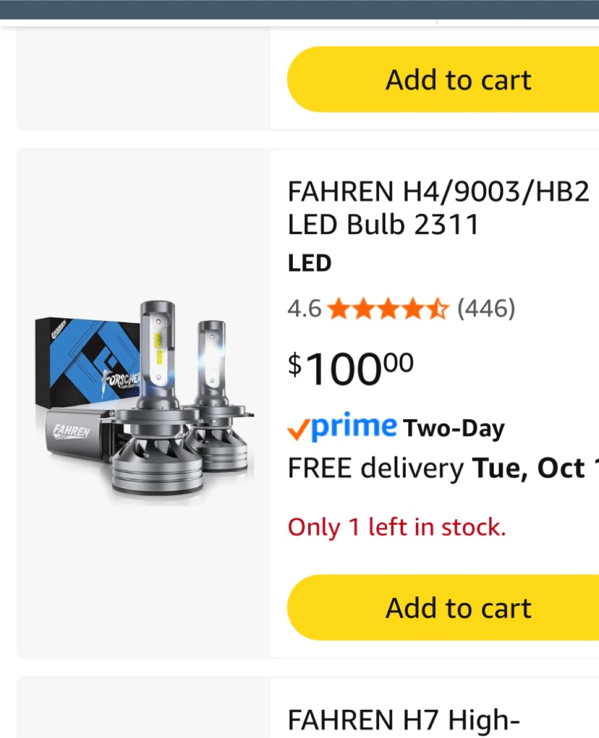 FAHREN H4/9003/HB2 LED Bulb 2311