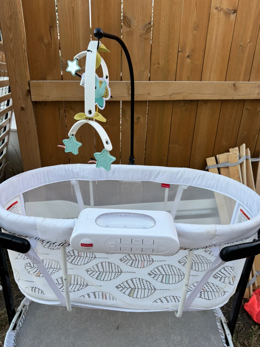 Fisher-Price Soothing Motions Bassinet - Falling Leaves - photo 5