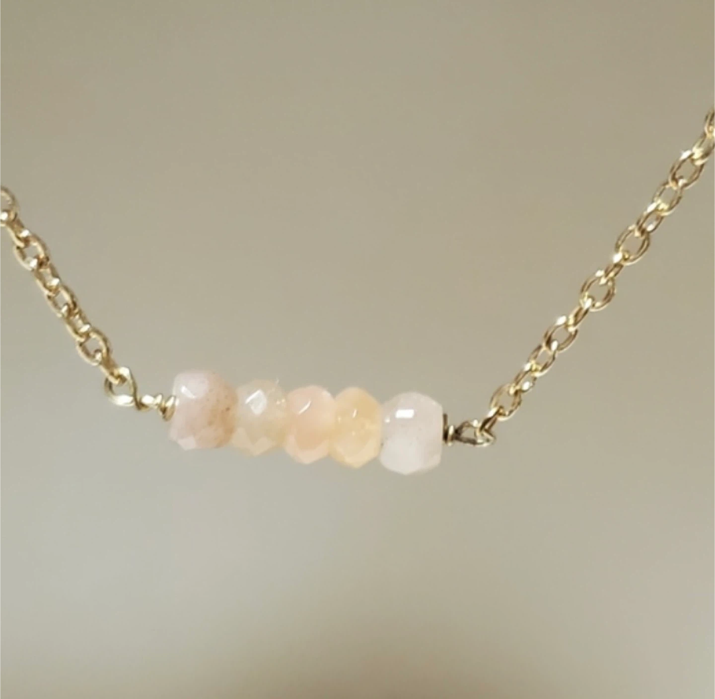 Kris Nations Moonstone Gold Necklace - photo 2