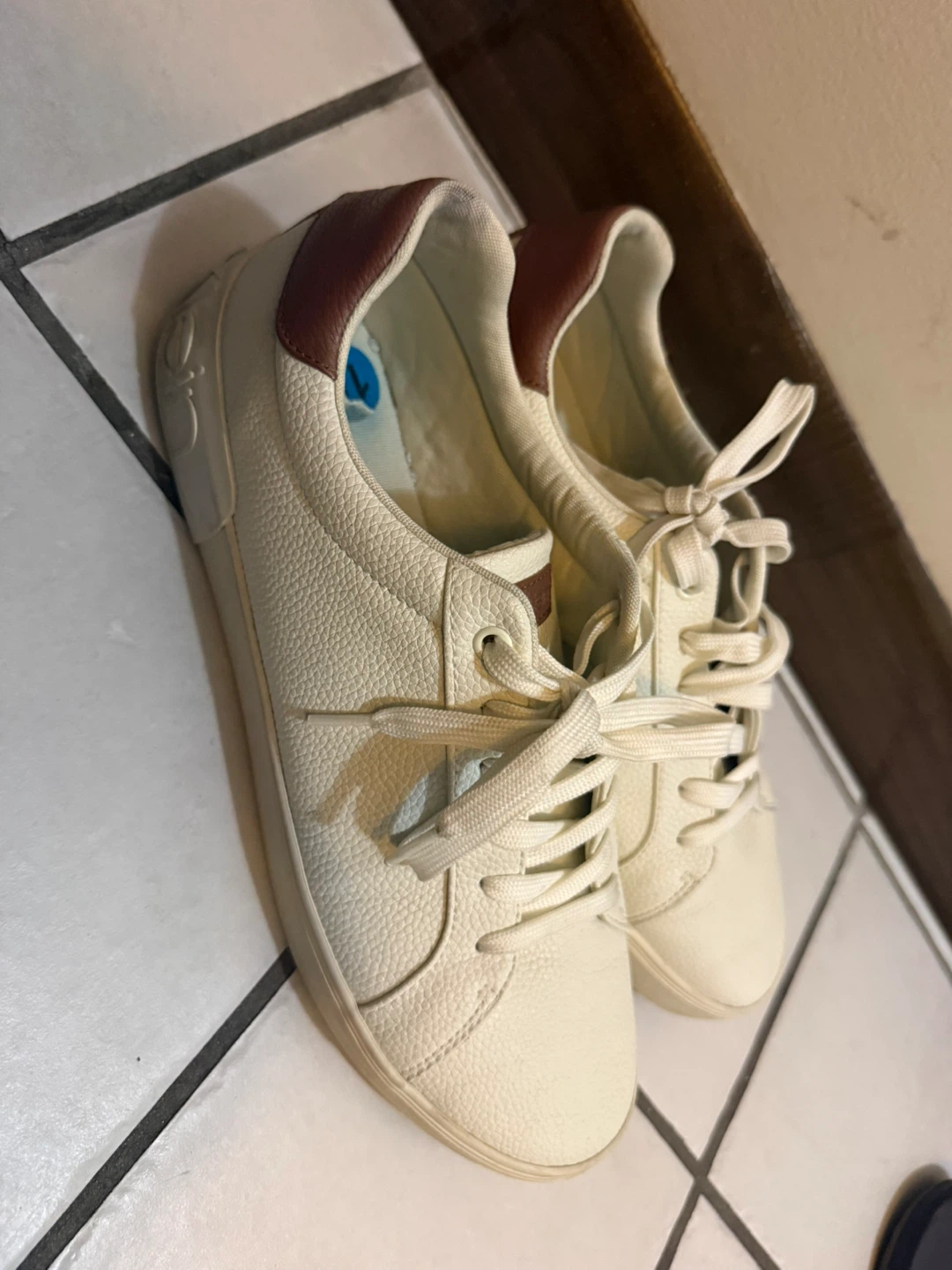 Calvin Klein White Leather Sneakers - photo 2