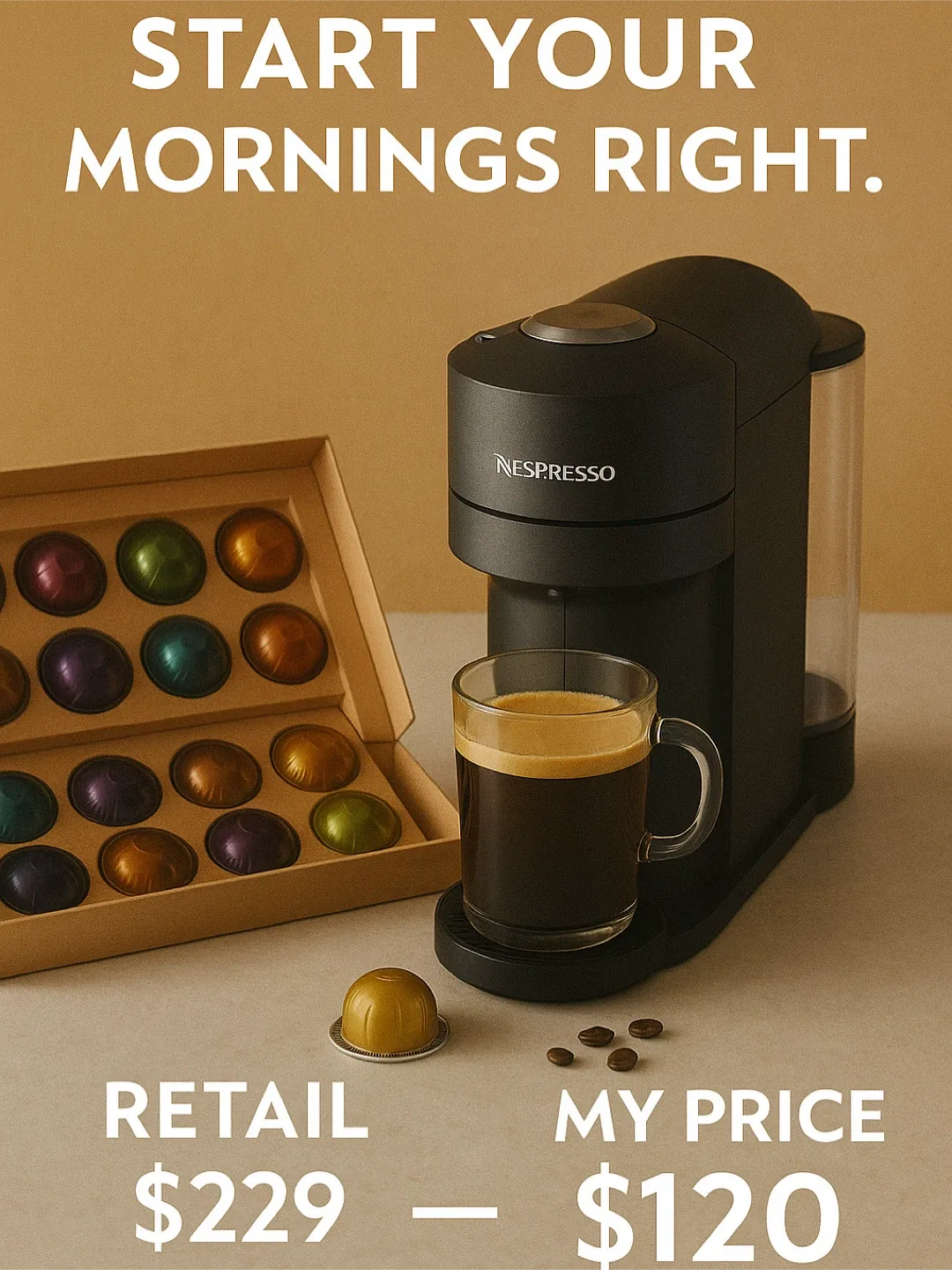 ☕️ Nespresso Vertuo Next (Brand New)
