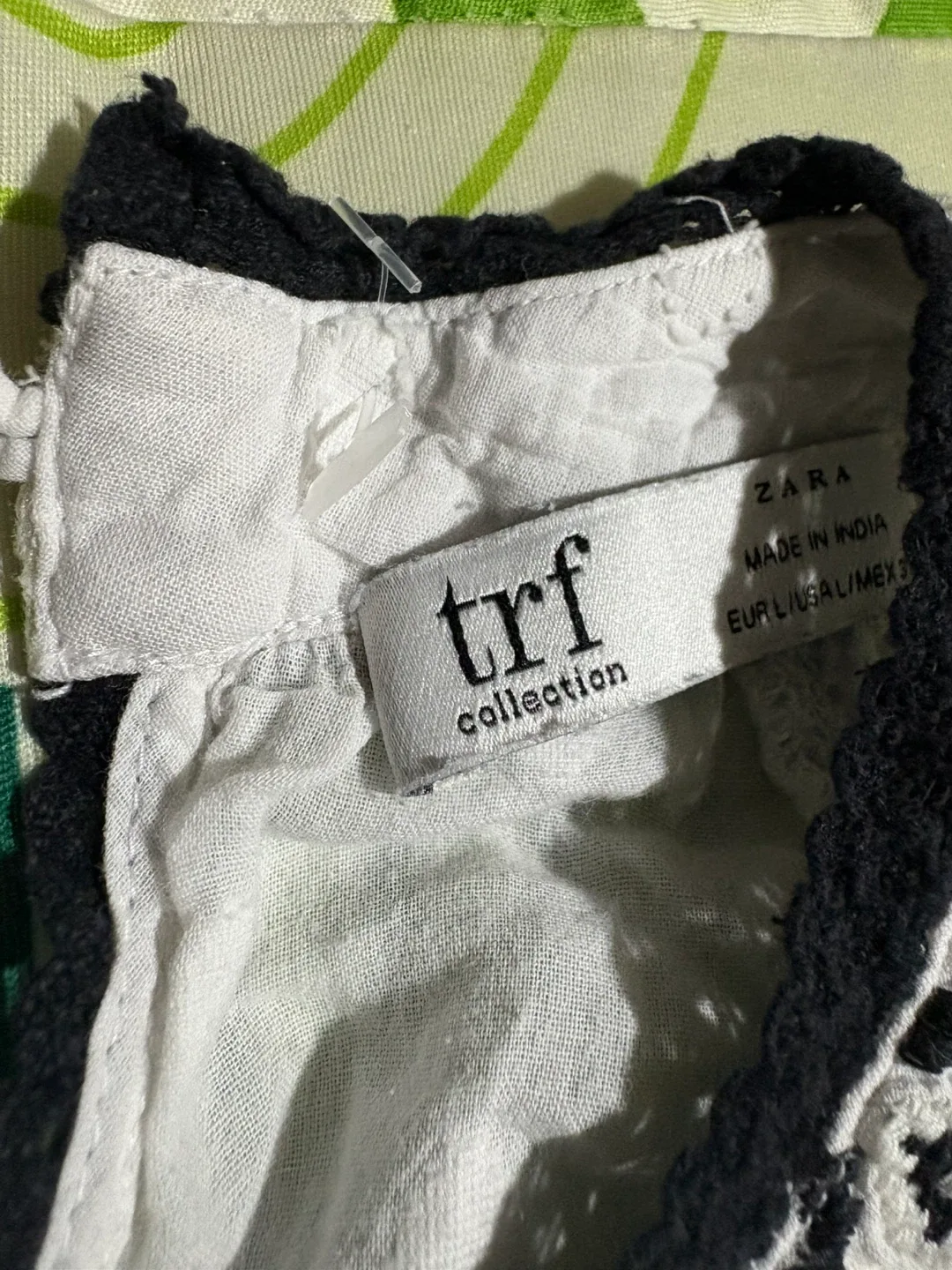 [ZARA TRF Collection] White Embroidered Dress image indicator(2)