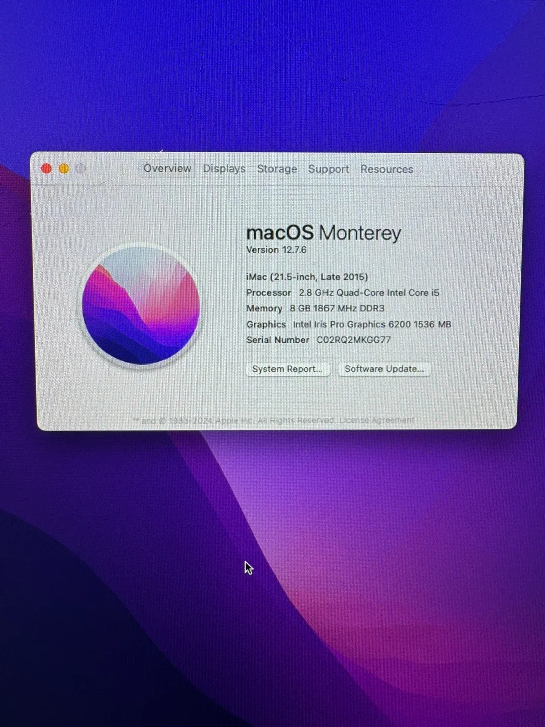 （223）Apple iMac 21.5-inch (Late 2015) - Cracked Screen image indicator(2)