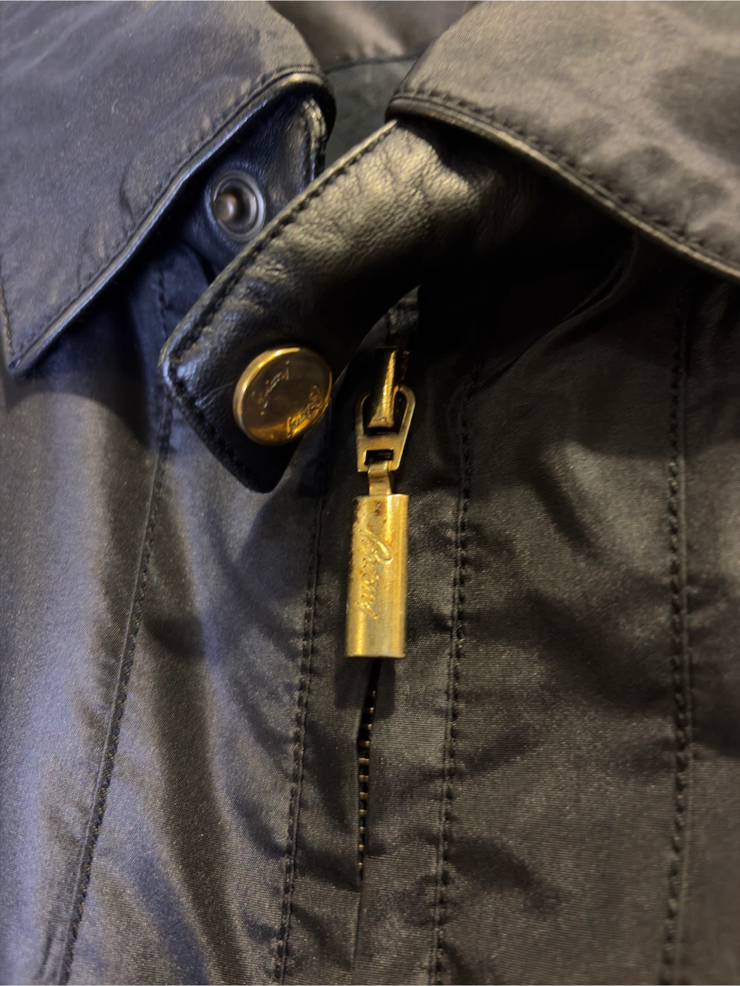 Brioni Collared Full-Zip Bemberg Biker Jacket - photo 3