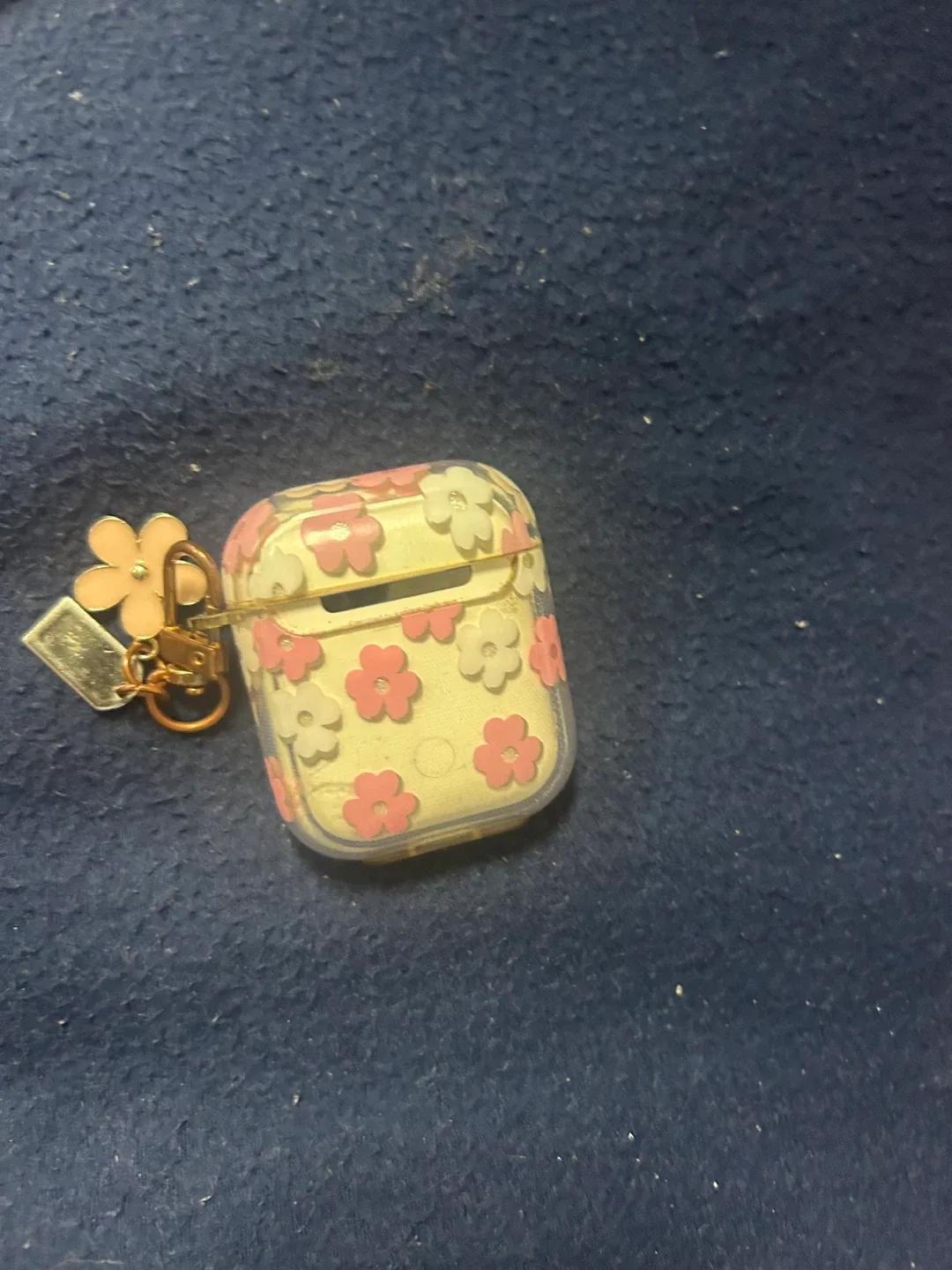 Floral AirPods Case with Charm image indicator(2)